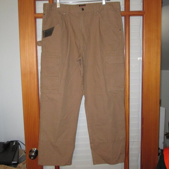 Wrangler Workwear Carpenter Pants Men's 38 X 30 Canvas Double Knee WMWR1RH - Picture 1 of 7